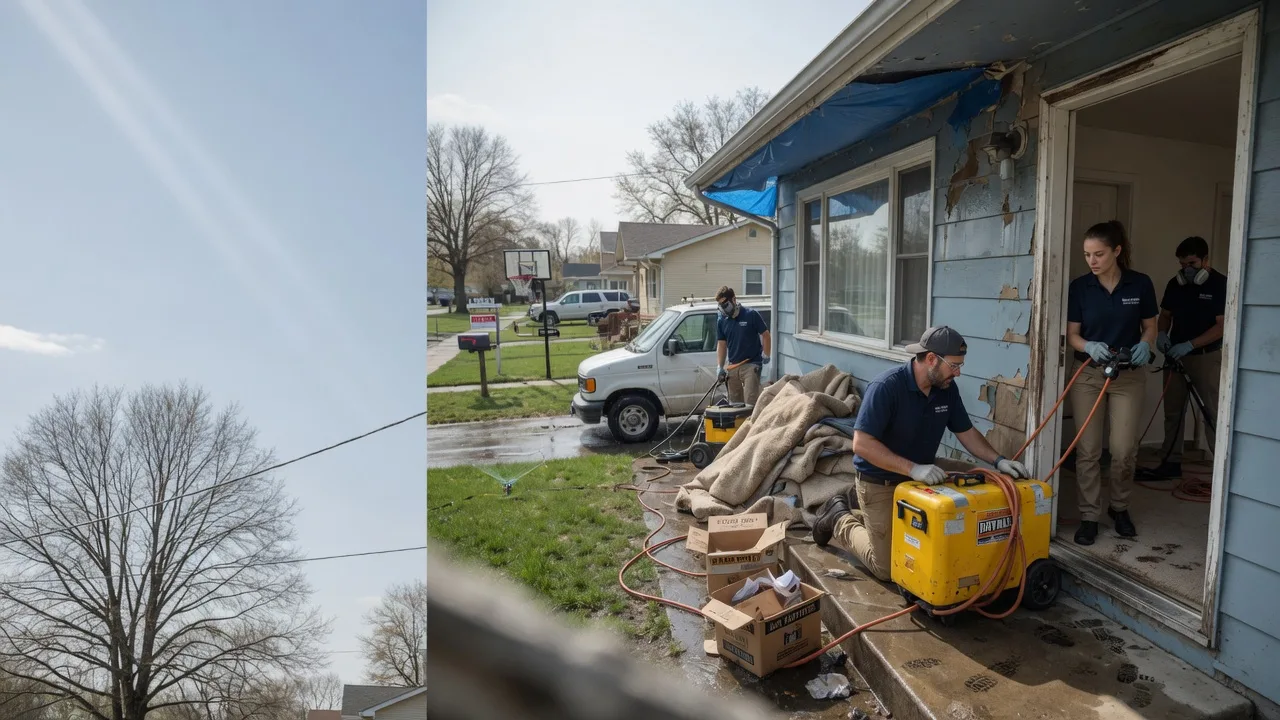 Basement Flood Cleanup in Portland, AR near me